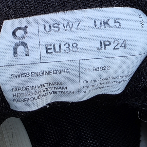 On Cloudswift 41.98922 Alloy/Eclipse Running Shoes Sneakers Women's Size 7 - Picture 9 of 9